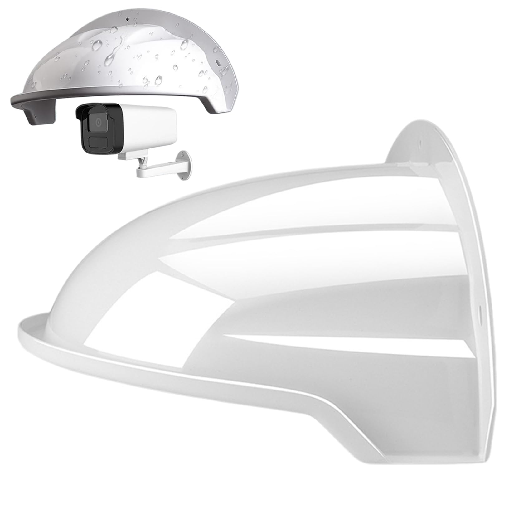 Couvercle Protection Caméra Extérieure – ABS Blanc 29x22x22 Cm | Anti-pluie, Poussière, UV - 7