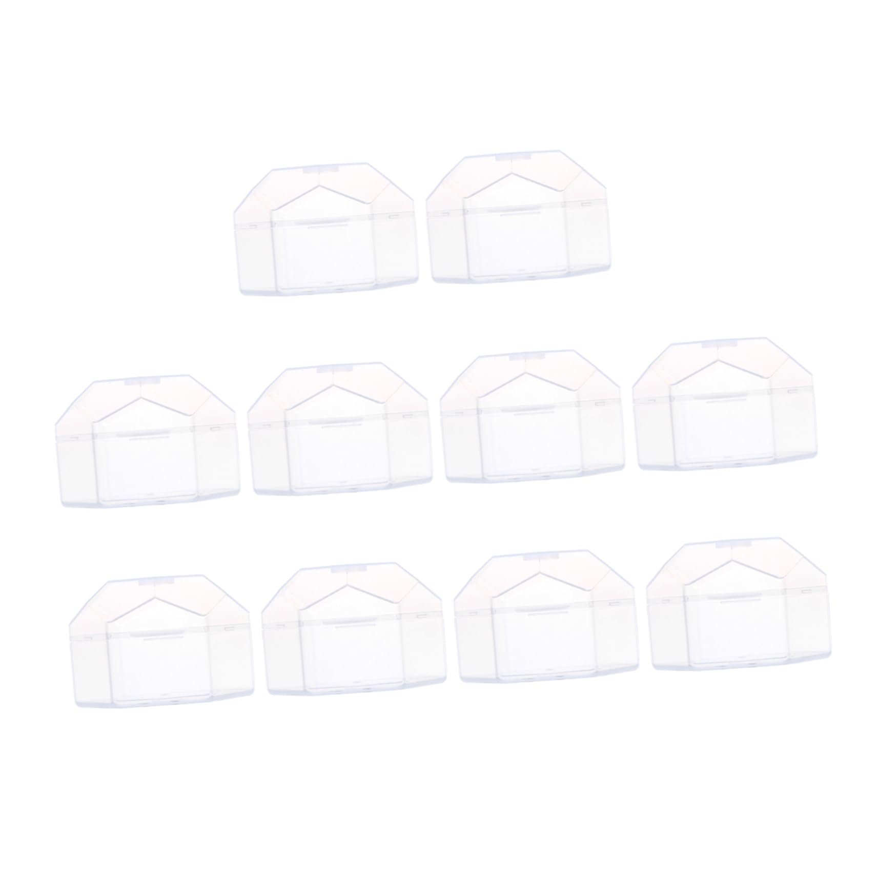 TOYANDONA 10pcs Pp Pacifier Storage Box Smooth Edges Dustproof Design Portable Pacifier Case for Mothers