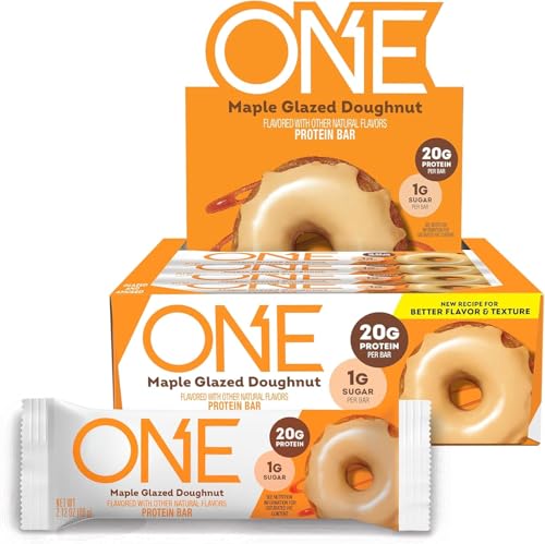 ONE Protein Bars, Maple Glazed Doughnut, Gluten Free with 20g