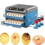 【Espacement réglable des plateaux d'incubation】: Équipé d'un espacement réglable des plateaux d'incubation, la distance entre les rouleaux peut être ajustée en fonction de la taille des œufs à couver. Il offre un environnement automatique et idéal pour répondre aux besoins variés des différentes espèces.
