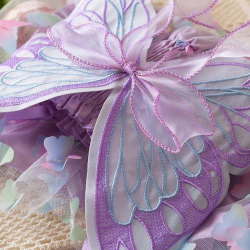 NNJXD Flower Girl Embroidery Dress Little Princess Tie Bowknot Summer Casual Dresses4