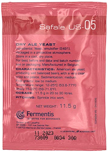 Fermentis Bierhefe US-05 W 34/70 S-33 S-23 obergärig untergärig (US-05) Cover