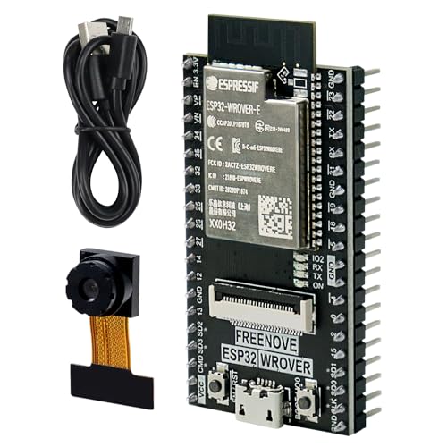 FREENOVE ESP32-WROVER CAM Board (Compatible with Arduino IDE), Onboard Camera Wireless, Python C Code, Detailed Tutorial, Example Projects (B09BC5CNHM) Amazon Price History, Amazon Price Tracker
