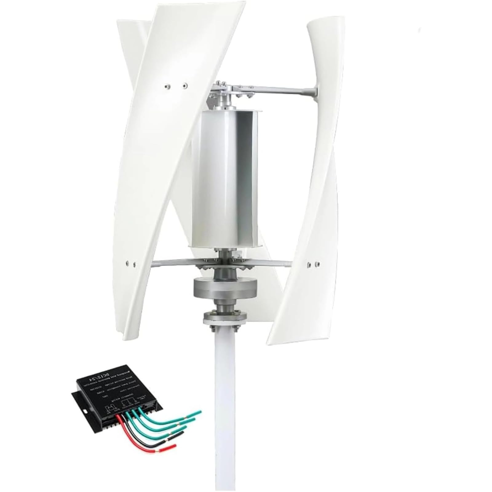 Kit de generador de turbina eólica vertical de 5000 W, CA trifásica con controlador MPPT para energía del hogar, solución de energía eólica renovable