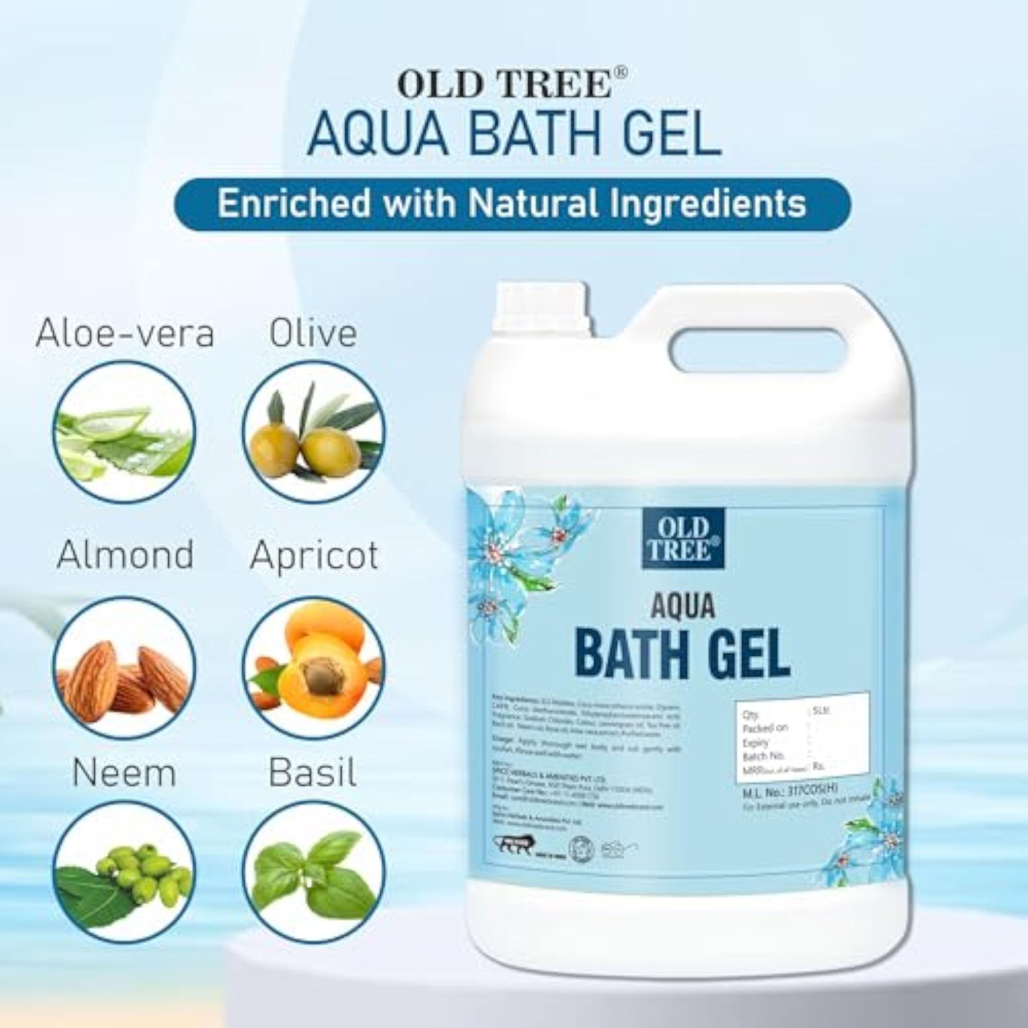 Aqua Body Wash Gel 5L Refill Kit