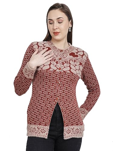 Image of Chatanya Womens Full Sleeve Winter wear Cardigan Sweater