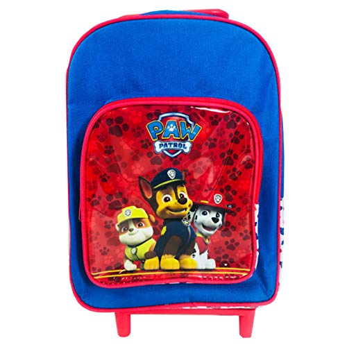 Mochila Trolley Infantil Patrulla Canina PW Escolar con Ruedas 35cm  Chase  Rubble  Marshall