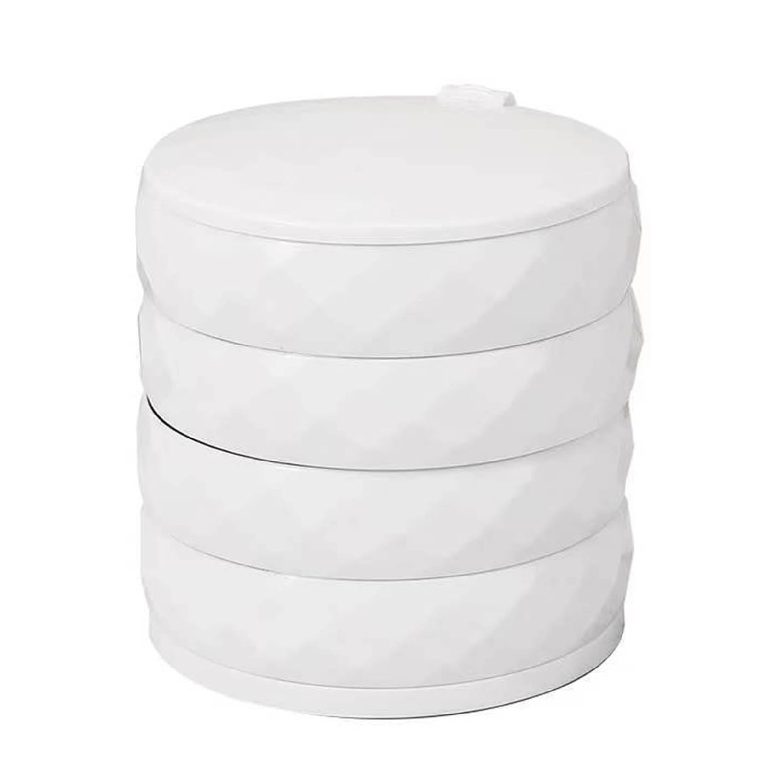 Maxtonser Jewelry Holder Multilayer Storage Box Rotating Jewelry Holder Small Jewelry Display Case Small Storage Box Stand
