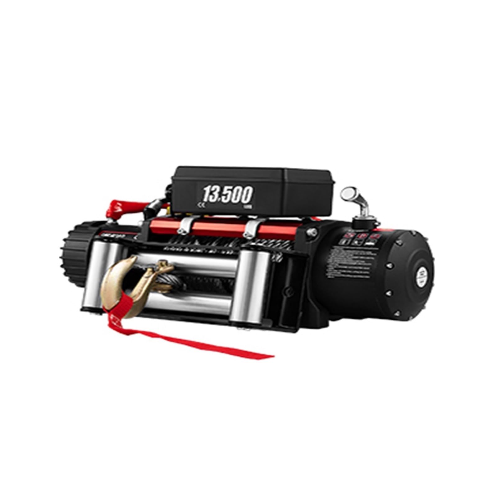 13500LBS 12V Verricello Elettrico For Funi In Acciaio 4X4 92FT Corde For Rimorchio For Auto Cinghia Di Traino Con Controllo Wireless ATV Camion Fuoristrada
