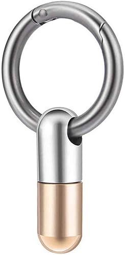 YukaBa Pequeña herramienta de corte portátil, cortador de cápsulas con anillo de llavero, herramienta afilada para desembalar cartones, pelar,