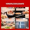 Lagostina Ingenio Pastel, Set di Padelle Antiaderenti 4 Pezzi con Manico Rimovibile, Compatibili con Induzione e Forno, Design Salvaspazio, Colore Nettuno