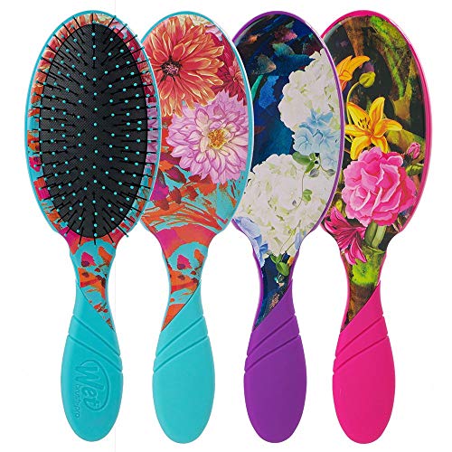 Wet Brush Pro Detangler Hyper Floral - Teal