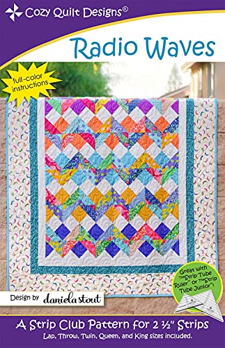 Cozy Quilt Designs Radio Waves Pattern