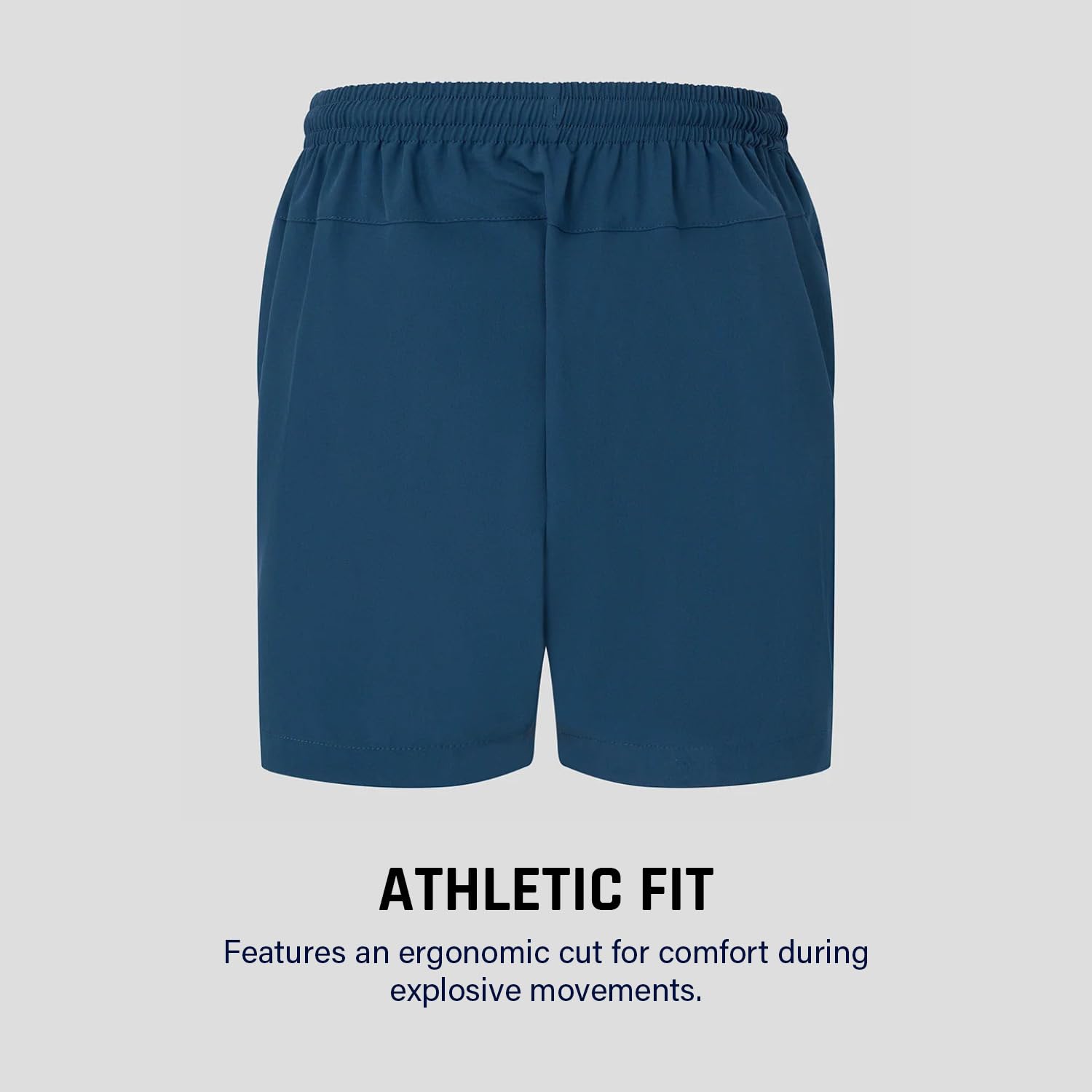 England Cricket Pantaloni Corti Unisex per Bambini, Blu Navy-Ensign/Blu Arioso, 8 Anni