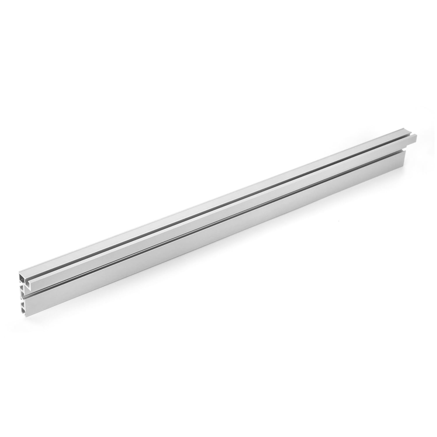 QWORK® T Nut Führungsschienen, 75 Typ 800MM T-Nut Schiene Gehrungsschiene, Aluminiumlegierung Führungsschienen, für Holzbearbeitung, Tischkreissäge, Zaunbefestigung