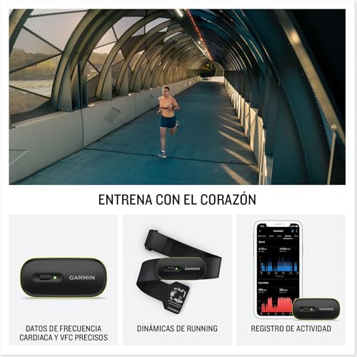 Miniatura 2 de Garmin HRM-600, Monitor de Frecuencia Cardiaca Premium, Datos HRV, Dinámica de Carrera, Pasos, Velocidad, Distancia, Registra y sincroniza Datos sin Reloj, Correa Lavable a máquina, Talla M-XL