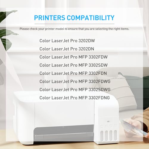 BAISINE 219A Schwarz Toner Mit Chip Kompatibel für HP 219A W2190A für HP Color Laserjet Pro MFP 3302SDWG Toner, Color Laserjet Pro MFP 3302FDWG 3202DW 3302FDNG 3302FDW 3302SDW 3302FDN 3202DN