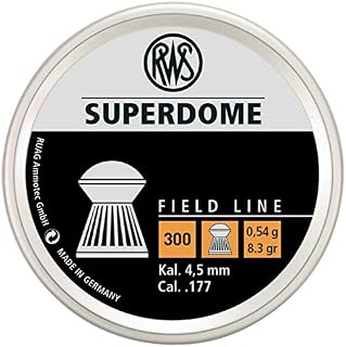 Umarex RWS Superdome Field Line Pellet Gun Pellets.177 Caliber, 8.3 Grains, 300 Count
