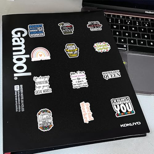 XYZONE Social Worker Stickers,Social Justice Stickers 106Pcs,Social Work Values Stickers,Water Bottle Laptop Journal Stickers,Social Workers Gift - image 9