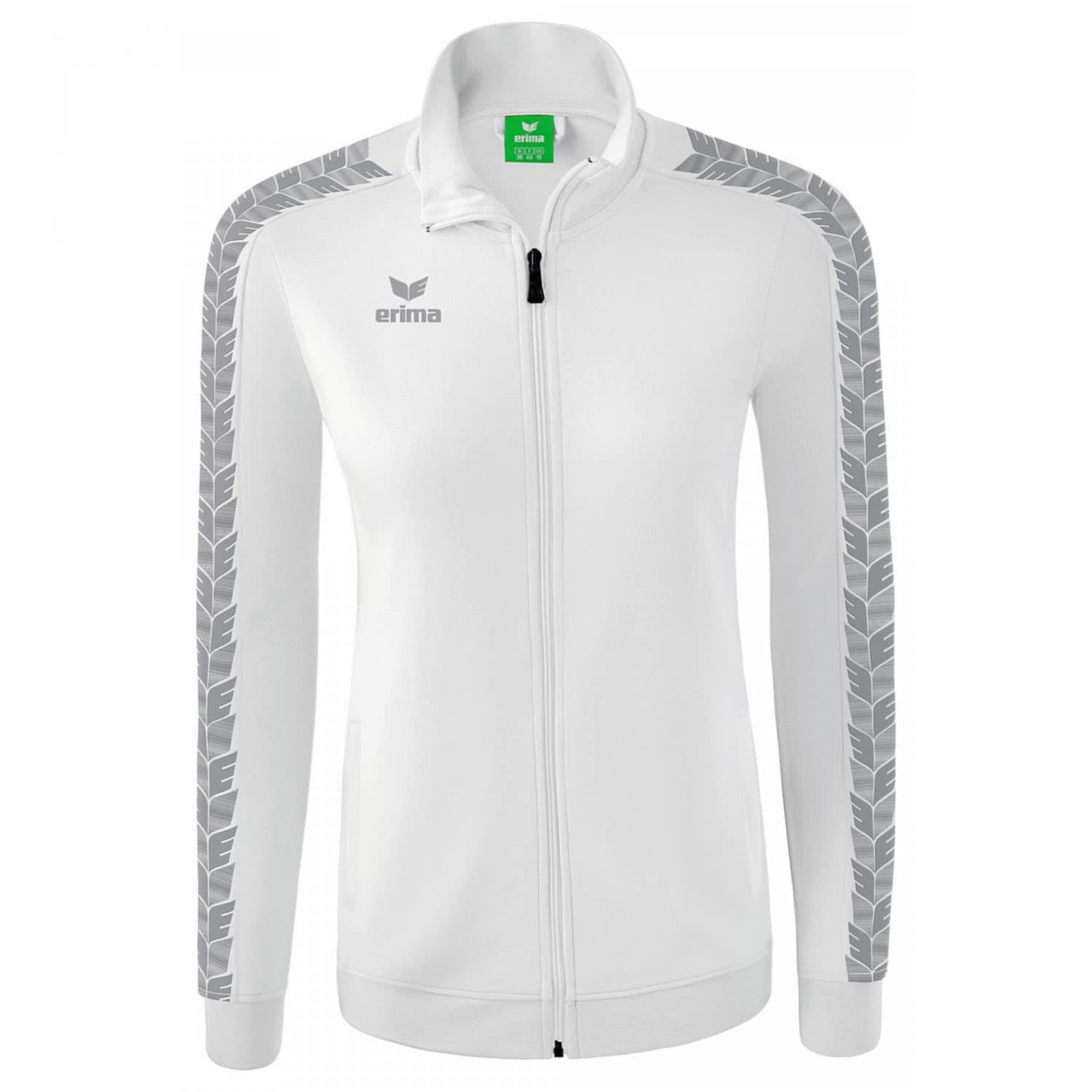 Erima Women's Essential Team Track Top Jacket, White, 40