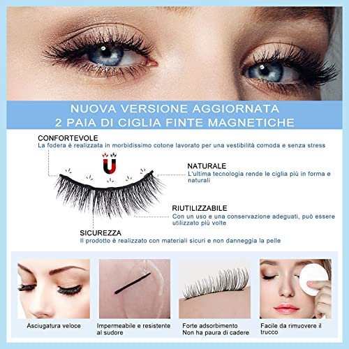 Ciglia Magnetiche, Ciglia Finte Magnetiche con