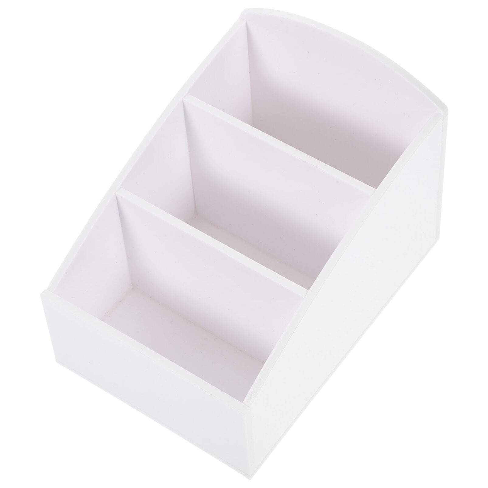 HOLIDYOYO Box Coffee Pod Storage Box Sugar Bag Desktop Sugar Coffee Station Holder Coffee Accessory Food Tray Flatware Sugar Holder Storage Basket Office Bar Counter Acrylic White Drink Bag