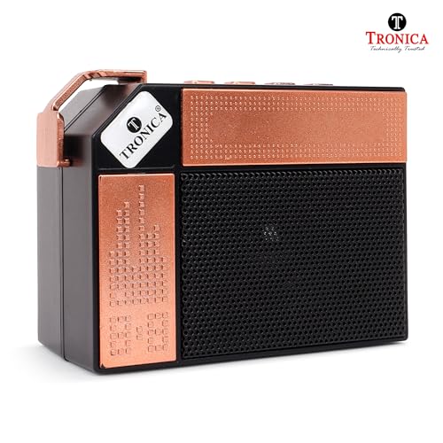 Image of TRONICA Kohinoor 10W Bluetooth Speaker Up to 10 Hours Playback,TWS,USB,FM,Type-C Interface Charging with a Free Multipurpose Jute Bag