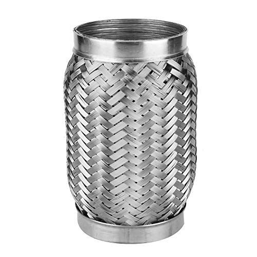 Tuyau flexible d'échappement 3 x 6 pouces tuyau flexible flexible en acier inoxydable avec tuyau ondulé interne Tuyau flexible en acier inoxydable 304