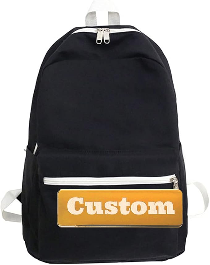 custom canvas backpack