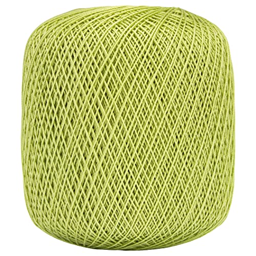 Image of Coats Crochet 154-397 Aunt Lydia's Crochet, Cotton Classic Size 10, Wasabi