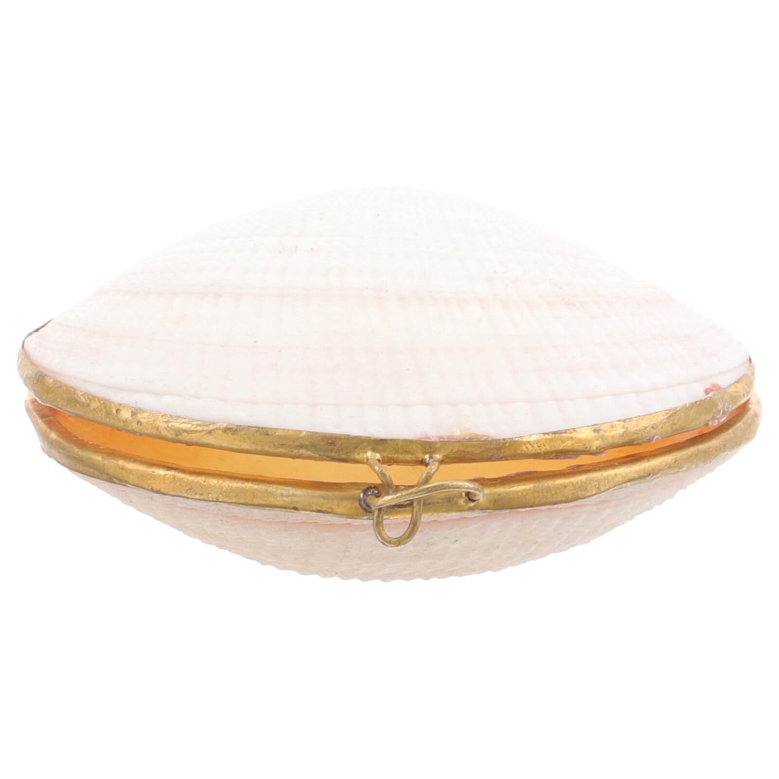 Sea Shell Holder Seashell Figurine Trinket Box Jewelry Case Ring Holder Gift Boxes for Earrings Necklace Bracelet Packing Jewelry Display Holder Organizer Earring Case