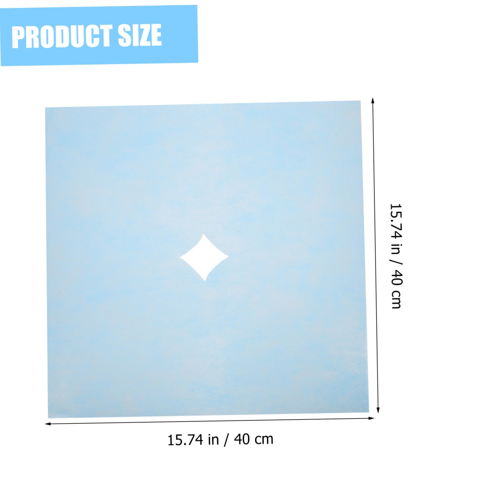 Beatifufu Salon Face Pillow Covers 100pcs Disposable Non-woven Fabric Comfort Fit for Massage Chairs Tables