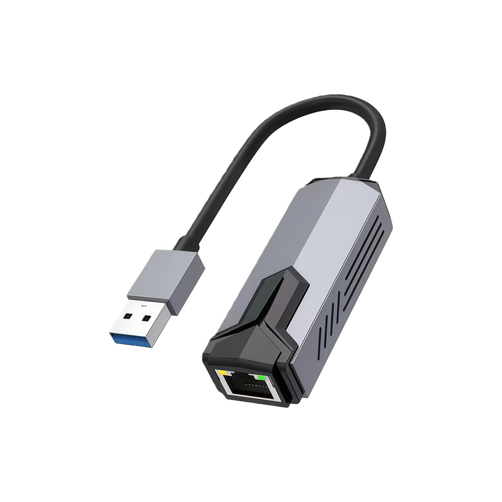 Adaptateur Ethernet 5000 Mbps Type C USB 3.0 vers RJ45 Connexion directe Gigabit Réseau pour ordinateur portable PC Accessoires Adaptateur de bureau
