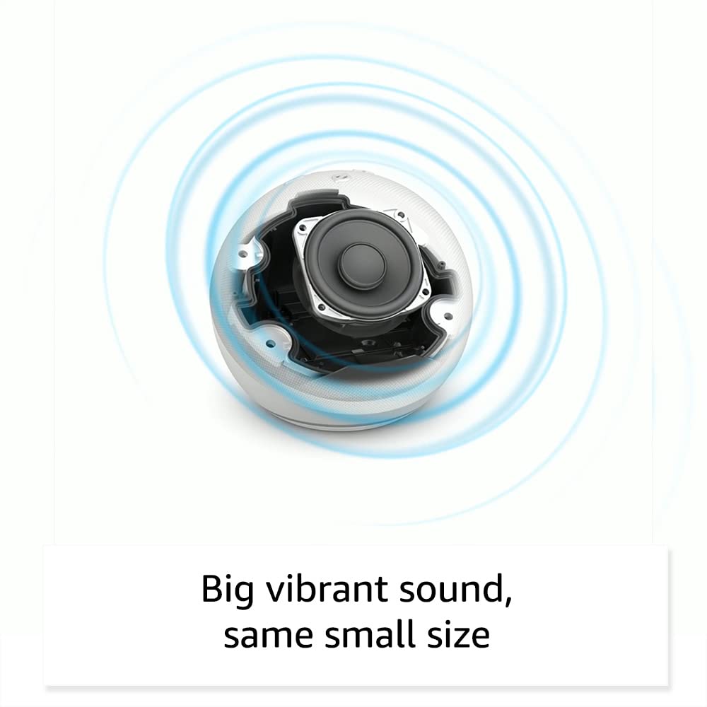 Amazon Echo Dot (newest model), Vibrant sounding Alexa speaker, Great for bedrooms, dining rooms and offices, Charcoal - Image 2
