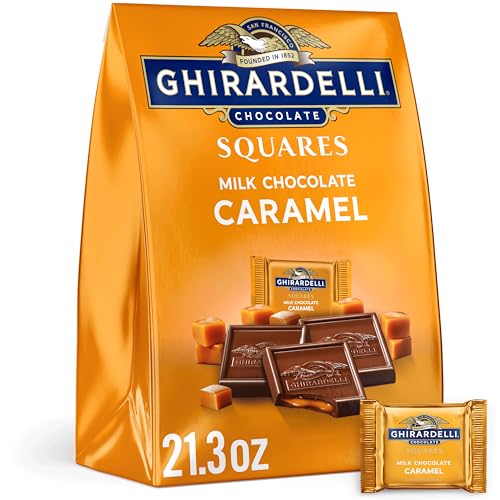 GHIRARDELLI Milk Chocolate Caramel Squares,...