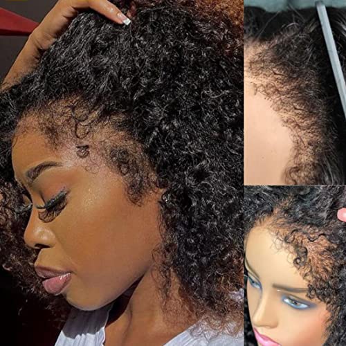 UNICE Water Wave 13X4 Lace Front Human Hair Wigs Ventilated Realistic Edges Virgin Hair Glueless Wig Natural Hairline Pre Plucked with Curly Baby Hair 150 Percent Density 18inch 1.0 Count