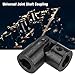 AUNMAS 16mm Universal Kardan Coupler Joint, Metal Shaft Joint Motor Connector, Steering Universal U Joint for Model Cars Robots