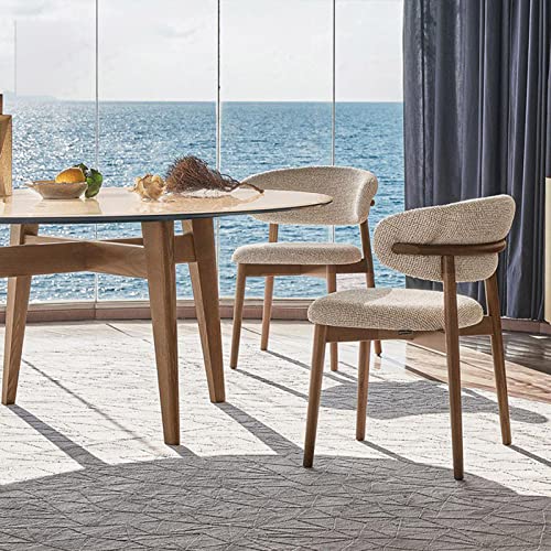 Wjihuyu WJIHUYU-2023 Set Of 2 Mid Century Modern Walnut Dining Chairs thumb #1