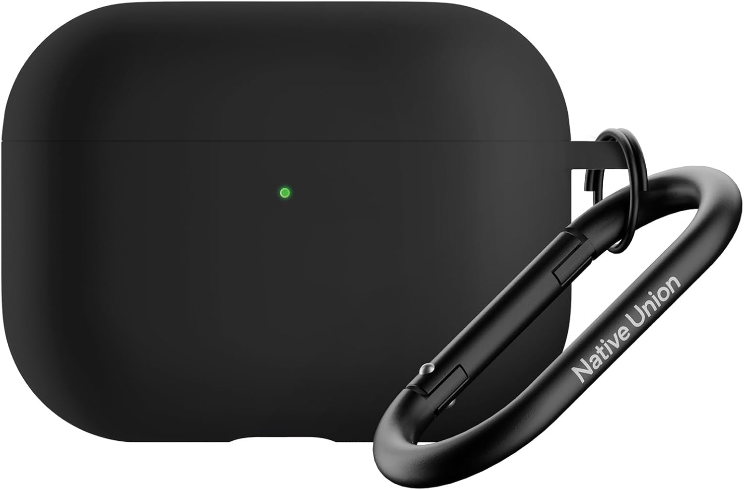 Native Union Active Case for AirPods Pro 3 – Silky Smooth Matte Silicone Case with Clip to Attach Anywhere (Black)