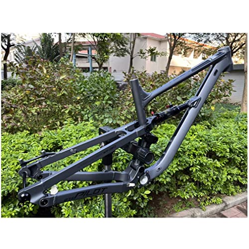 HIMALO Suspension Frame 26er 27.5er 29er Mountain Bike Frame 16.5''/18'' DH/XC/AM Bike Frame Aluminium Alloy Disc Brake Frame Thru Axle 12 * 148mm Boost(Dark Grey,27.5 * 16.5'')