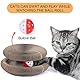 FluffyDream Magische Orgel Katzenkratzbrett,Kitten Kratzbrett für Junge Katze,Interaktive Kratzunterlage mit Ball,Katzenspielzeug Intelligenz Intelligenzspielzeug