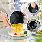Electric Hot Pot:1.5 L Ramen Cooker, Dual Power Mini Portable Multi-Functional Lazy Pot for Pasta, Noodles, Egg, Soup, Non-Stick Noodle Cooker with Boil Dry Protection for Dorm, Office (Grey) - Image 5