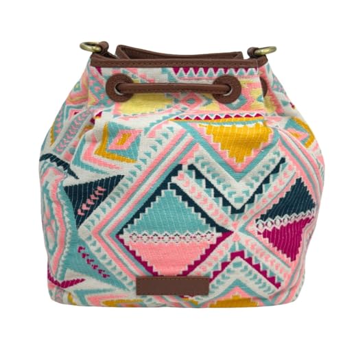 Myra Bag Drawstring Bucket Bag for Women - Bohemian Leather Crossbody Shoulder Bag Purse3