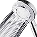 Price comparison product image Nosame® Shower Head,Universal Bath Shower Water Saving High Pressure 3 Mode Function Spray Showerheads for Dry Skin & Hair
