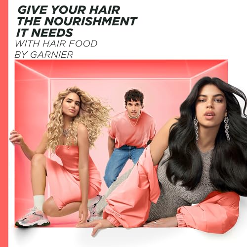 Garnier Hair Food 3-In-1 Fine Hair Treatment Mask, 4x More Plumped Hair, For Fine Hair, No Silicones, Vegan Formula, Watermelon, Ultimate Blends, 400ml (Packaging may vary) - Image 7
