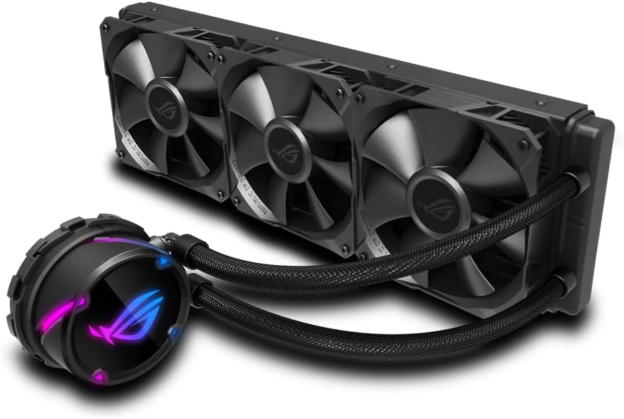 ASUS ROG Strix LC360 36cm Liquid CPU Cooler 3 X 12cm PWM Fans RGB - View 1