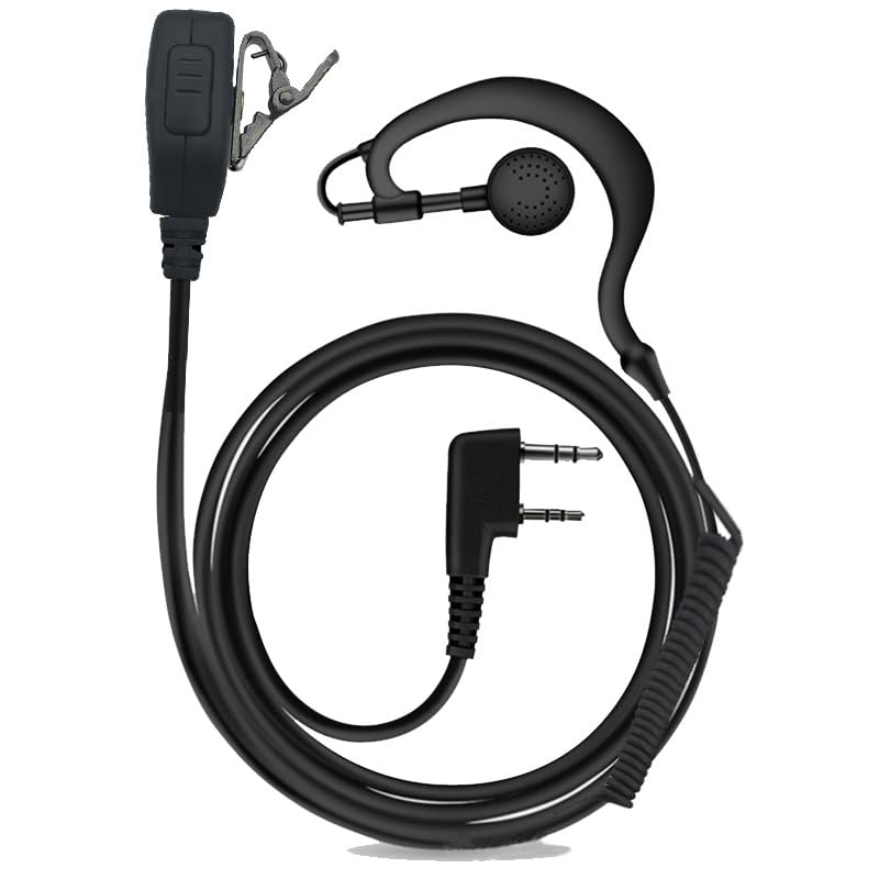ケンウッド対応 インカム対応 特定小電力トランシーバーイヤホンマイク KENWOOD対応 2ピン 片耳 カナル式 ヘッドセット クリップ付き有線イヤホン, UBZ-LS20 UBZ-LP20 UBZ-LK20 UBZ-LM20 UBZ-LP27R UBZ-EA20R UBZ-BM20R UBZ-BH47FR UBZ-S20 UBZ-S27