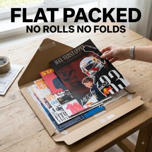 Image of 11 Piece Formula 1 Racing Poster Set | 300 GSM Multi-Sized Car Posters with Adhesive Tape | F1 Motorsport Wall Art for Bedroom, Room Decor, Home Decor, Living Room & Car Posters | Aesthetic Wall Decor