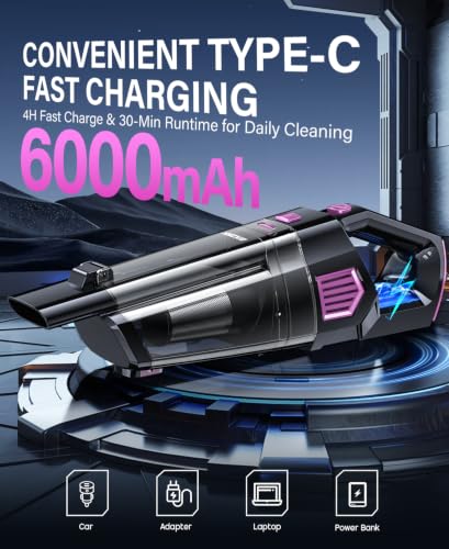 Image of Gxzsk Handheld Vacuum Cordless, Hand Held Car Vacuum, Hand Vacuum