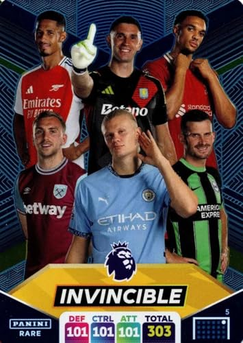 Panini Premier League 2024 2025 Invincible Sapphire Trading Card